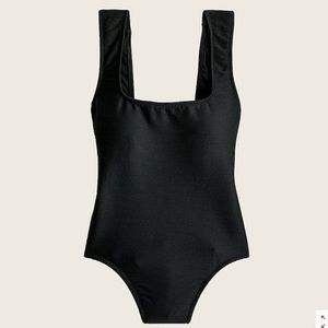 JCrew Rib square neck one piece